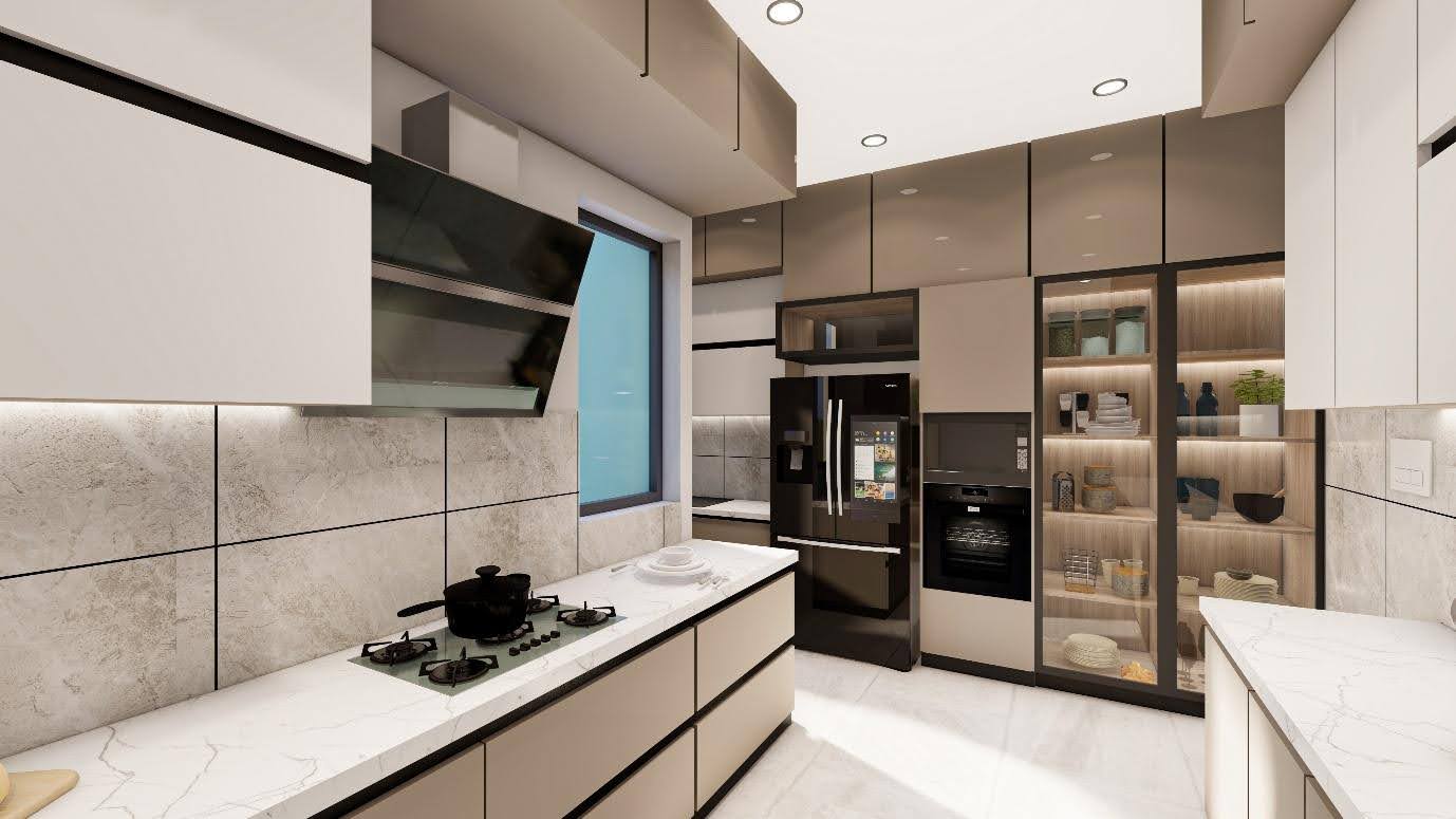 Kitchen parallel view